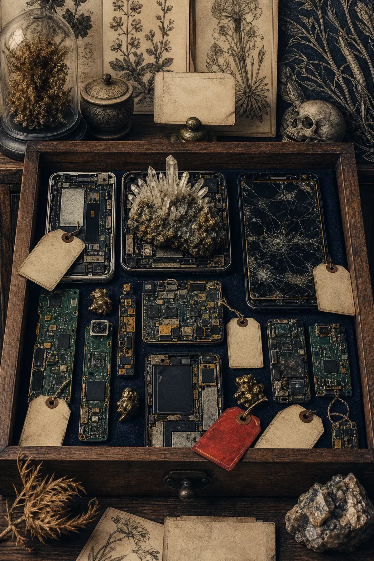 Les déchets électroniques, ou e-waste